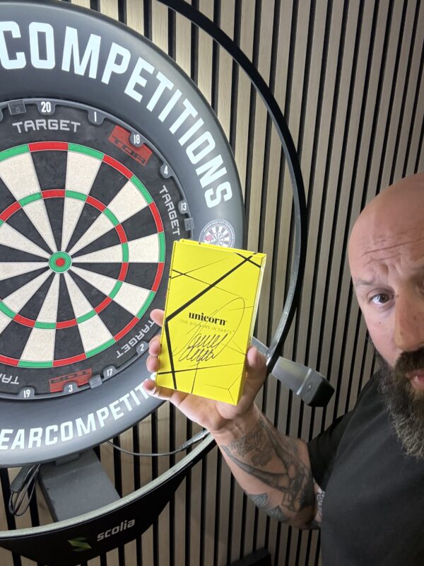 JAMES WADE SIGNED DARTS - FREE ENTRY