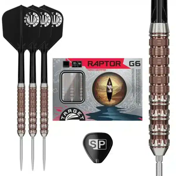 NEW RELEASE Target Japan George Nishitani Raptor G6 90% Tungsten Steel Tip Darts