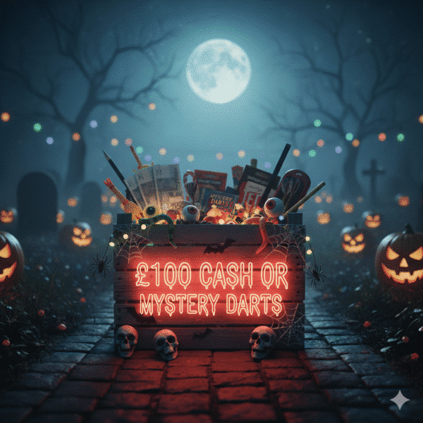 TRICK OR TREAT - £100 CASH OR MYSTERY DARTS