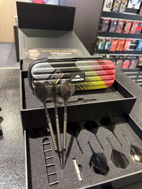 Mission Mike De Decker Darts - Steel Tip - 95% Tungsten - Limited Edition - World Grand Prix - 24g - Image 4