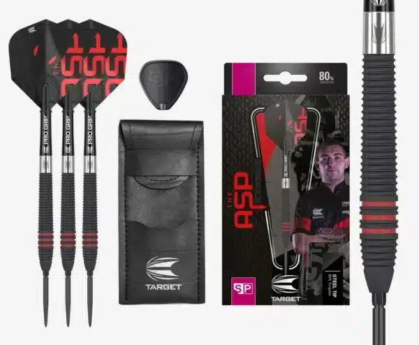 THE ASP BLACK SP DARTS