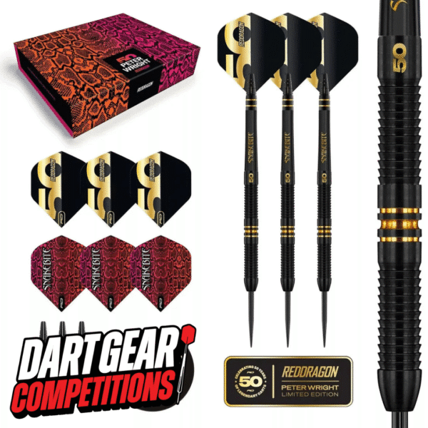 RED DRAGON PETER WRIGHT 50 YEAR LIMITED EDITION PLAYER BOX - Image 2