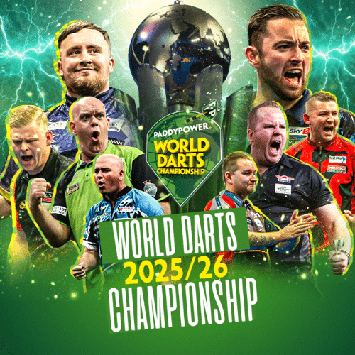 2 TICKETS TO THE PADDY POWER WORLD CHAMPIONSHIP DARTS - 14TH DECEMBER