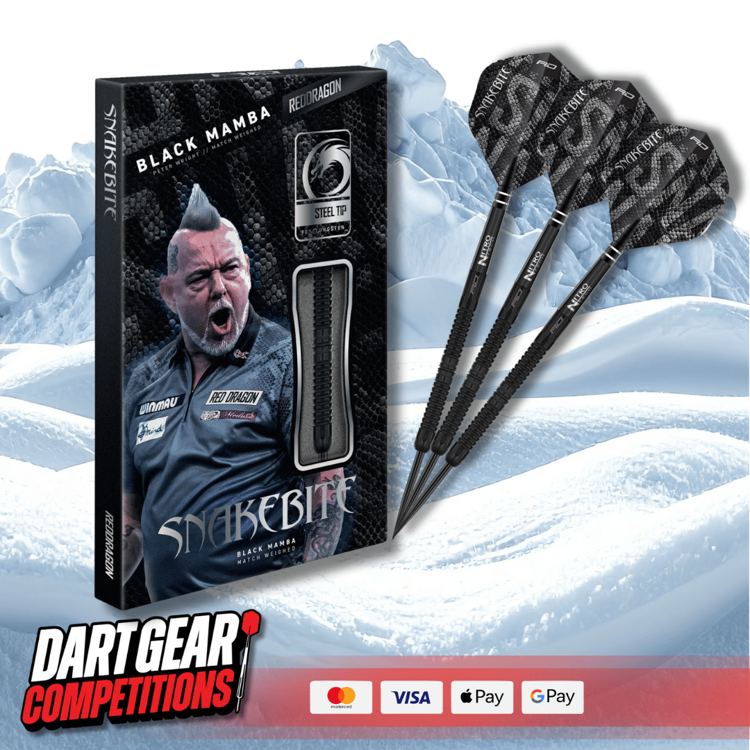 BRAND NEW - Peter Wright Black Mamba Darts