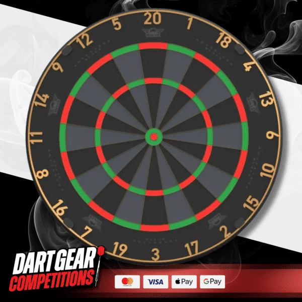 BULLS'S ADVANTAGE BLACK DARTBOARD