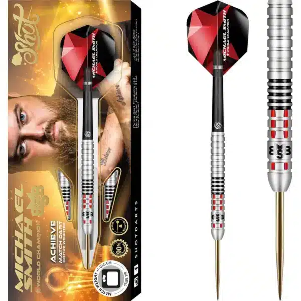 SHOT MICHAEL SMITH CENTRE WEIGHTED DARTS