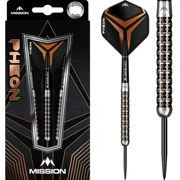 MISSION PHEON BLACK&BRONZE DARTS