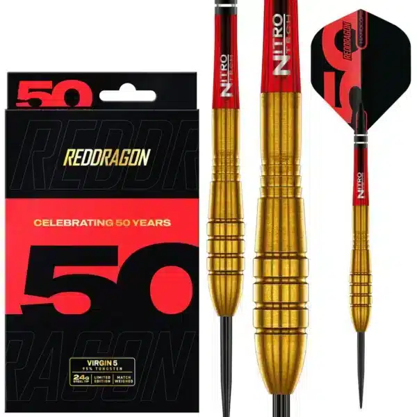 RED DRAGON GOLDEN VIRGIN 5 DARTS
