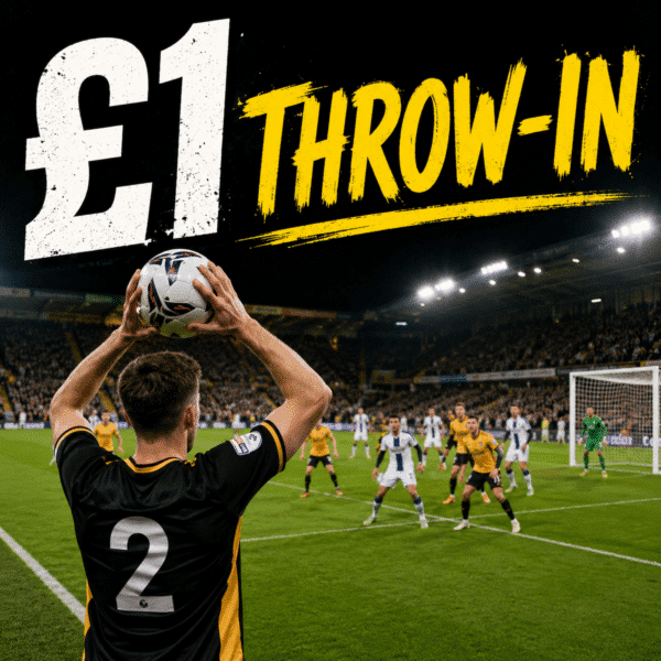 £1 THROW IN ⚽️