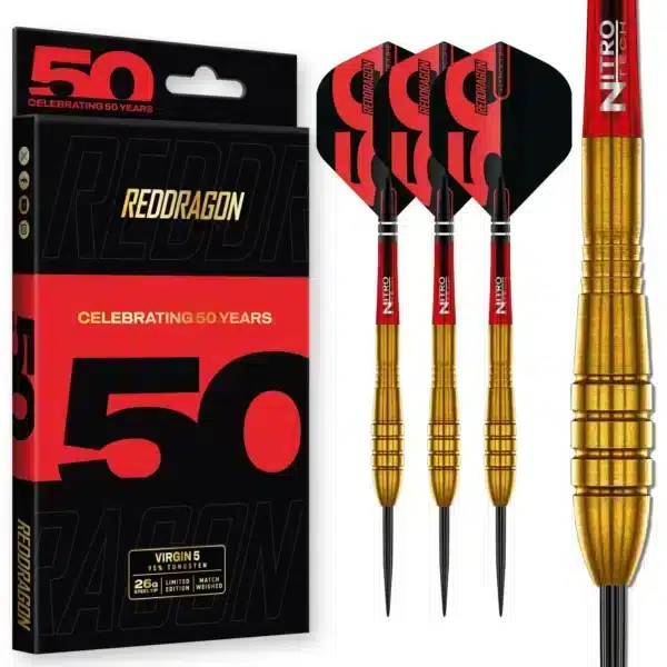 RED DRAGON GOLDEN VIRGIN 5 DARTS