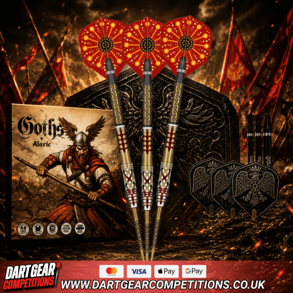 * NEW * Shot Goths Alaric TP 95% Tungsten Steel Tip Darts
