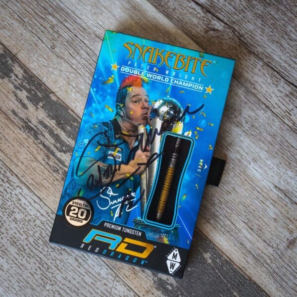 SIGNED PETER WRIGHT DARTS