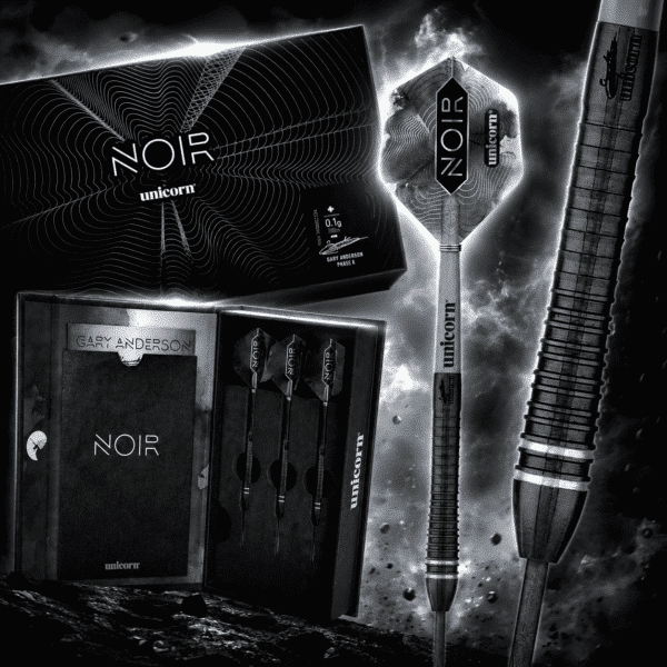 Unicorn Gary Anderson -The Flying Scotsman - Noir Organic - Phase 6 SP Darts