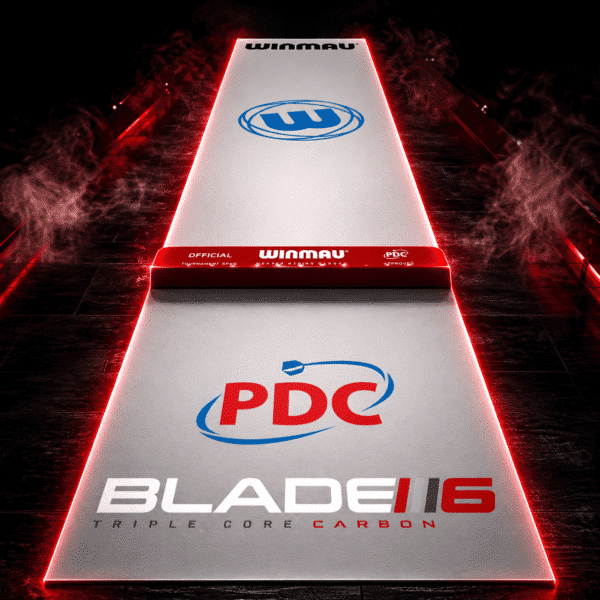WINMAU CLEARZONE PVC DART MAT WITH OCHE