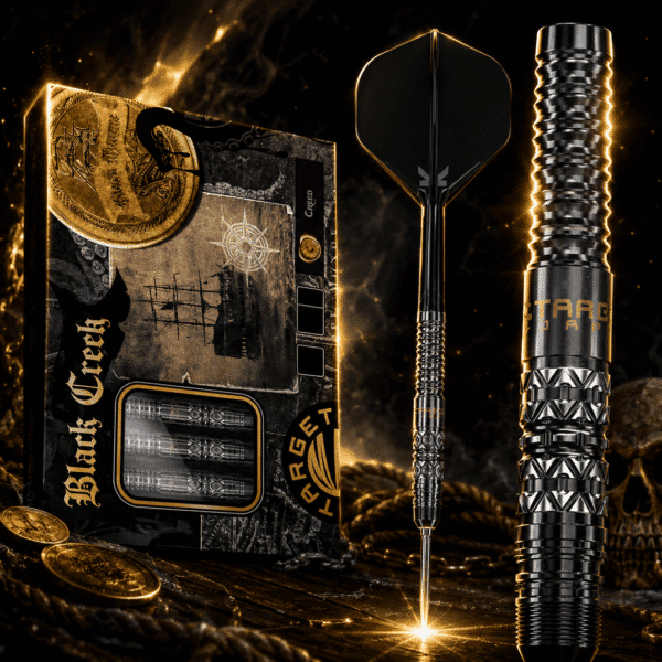 Target Japan Black Marque Creed 90% Tungsten Steel Tip Darts- MIDDAY MADHOUSE
