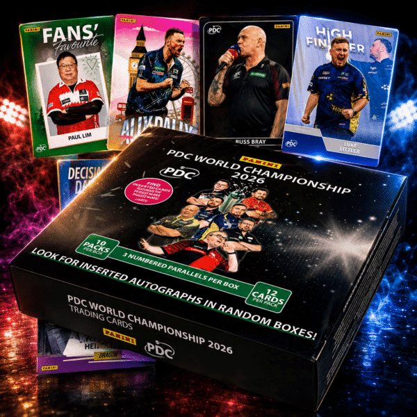 PDC World Championship Darts 2026 Trading Card Collection Collectors Box