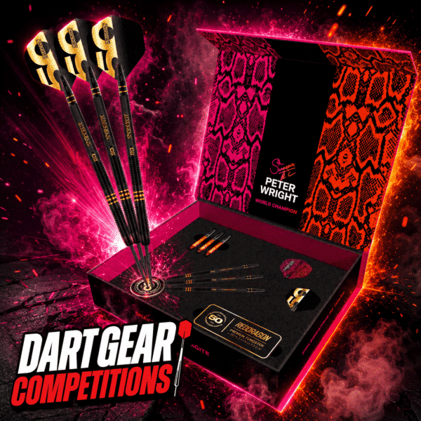 RED DRAGON PETER WRIGHT 50 YEAR LIMITED EDITION PLAYER BOX