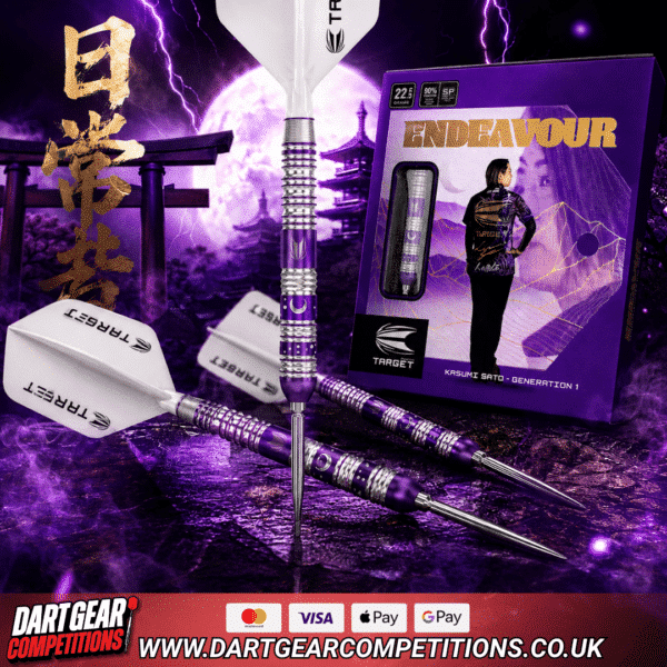 Endeavour G1 90% Tungsten Sp Steel Tip Darts
