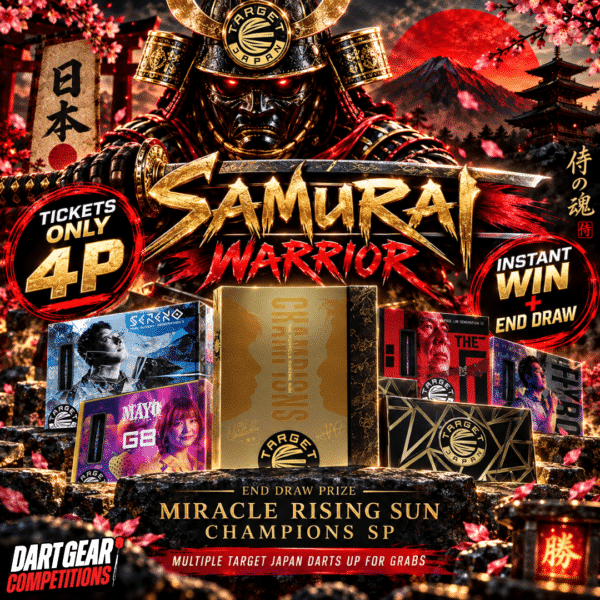 THE SAMURAI WARRIOR ⚔️ 🇯🇵 + 💥 END DRAW OF THE MIRACLE RISING SUN CHAMPION SP DARTS 💥