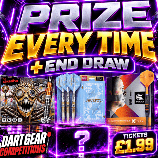 PRIZE EVERY TIME + END DRAW BUZZ DARTS